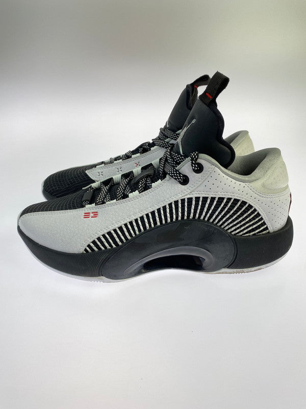 【中古品】【メンズ】 NIKE ナイキ AIR JORDAN 35 LOW PF CW2459-101 エア ジョーダン 35 SP-TP PF スニーカー メンズ シューズ 靴 160-250829-em-22-min サイズ：26cm カラー：ホワイト/メタリックシルバー/ブラック 万代Net店