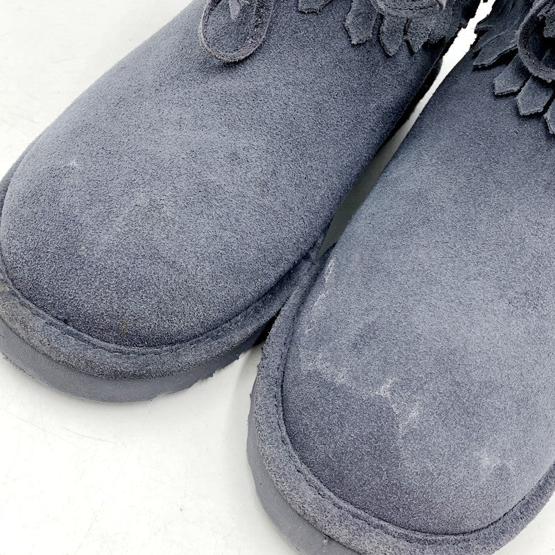 【中古品】【レディース】 BEARPAW ベアパウ ムートンブーツ シューズ 靴 167-231202-mk-25-izu サイズ：24cm カラー：グレー 万代Net店