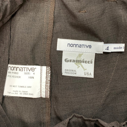 【中古品】【メンズ】 nonnative ノンネイティブ GRAMICCI グラミチ NN-P4453 WALKER ST EASY PANTS イージーパンツ ブランド 古着 151-251227-gm-24-fuz サイズ：04 カラー：ブラウン 万代Net店