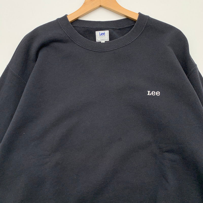 【中古品】【メンズ】 Lee リー バックプリントスウェット トップス ブランド 古着 裏パイル 145-260412-gm-50-fuz サイズ：L カラー：ネイビー 万代Net店