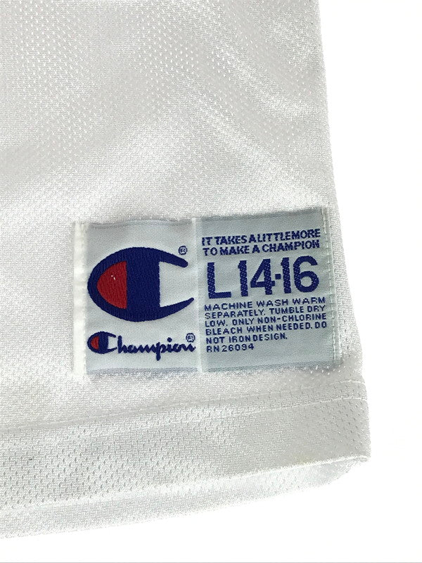 【中古品】【メンズ】 Champion チャンピオン 90's TUNE SQUAD GAME TOP ゲームトップ メッシュタンクトップ 146-240714-hi-10-tag サイズ：L 14-16 カラー：ホワイト 万代Net店