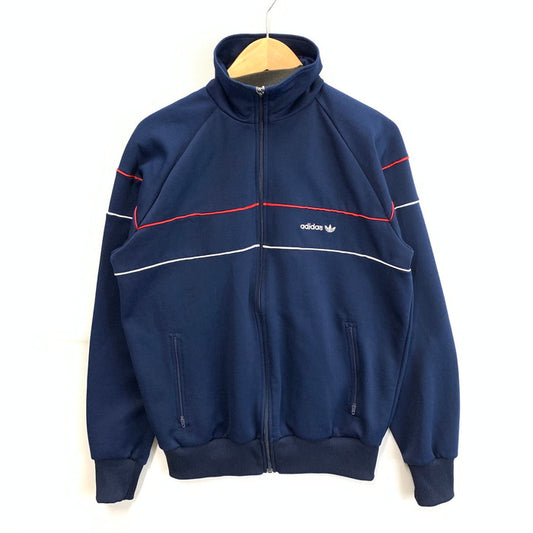 【中古品】【メンズ】 adidas アディダス 80s TRACK JACKET トラックジャケット ヴィンテージ ブランド 古着 145-251227-gm-19-fuz サイズ：M カラー：ネイビー 万代Net店