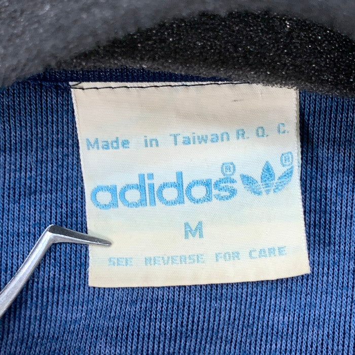 【中古品】【メンズ】 adidas アディダス 80s TRACK JACKET トラックジャケット ヴィンテージ ブランド 古着 145-251227-gm-19-fuz サイズ：M カラー：ネイビー 万代Net店