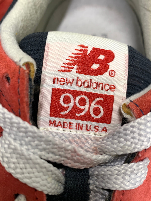 【中古品】【メンズ】 NEW BALANCE ニューバランス × J.CREW ジェイクルー MADE IN U.S.A M996JC4 アメリカ製 スニーカー シューズ 靴 コラボ 162-260927-em-08-min サイズ：28.0cm カラー：レッド/ネイビー/グレー 万代Net店