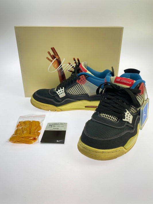【中古品】【メンズ】 NIKE ナイキ AIRJORDAN 4RETRO SP UNION DC9533-001 エア ジョーダン 4 レトロ スペシャル ユニオン スニーカー メンズ シューズ 靴 160-250829-em-26-min サイズ：26.5cm カラー：フノアール/ライトフュージョンレッド 万代Net店