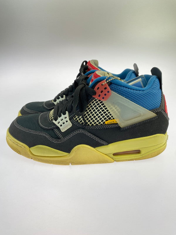 【中古品】【メンズ】 NIKE ナイキ AIRJORDAN 4RETRO SP UNION DC9533-001 エア ジョーダン 4 レトロ スペシャル ユニオン スニーカー メンズ シューズ 靴 160-250829-em-26-min サイズ：26.5cm カラー：フノアール/ライトフュージョンレッド 万代Net店