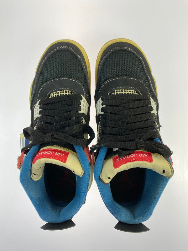 【中古品】【メンズ】 NIKE ナイキ AIRJORDAN 4RETRO SP UNION DC9533-001 エア ジョーダン 4 レトロ スペシャル ユニオン スニーカー メンズ シューズ 靴 160-250829-em-26-min サイズ：26.5cm カラー：フノアール/ライトフュージョンレッド 万代Net店