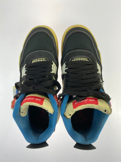 【中古品】【メンズ】 NIKE ナイキ AIRJORDAN 4RETRO SP UNION DC9533-001 エア ジョーダン 4 レトロ スペシャル ユニオン スニーカー メンズ シューズ 靴 160-250829-em-26-min サイズ：26.5cm カラー：フノアール/ライトフュージョンレッド 万代Net店