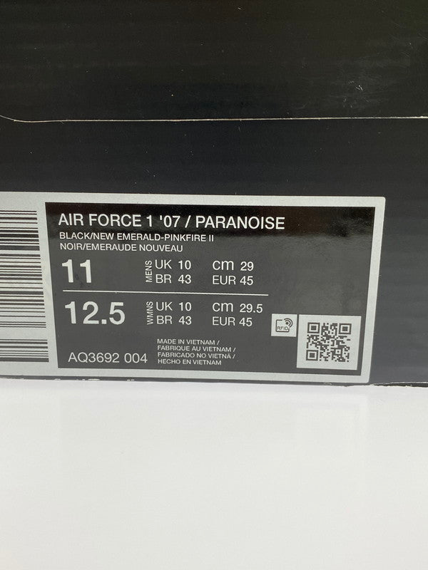 【中古美品】【メンズ】 NIKE ナイキ × PEACEMINUSONE ピースマイナスワン AIR FORCE 1 LOW ’07 PARA-NOISE 3.0 BLACK AND MULTI-COLOR G-DRAGON AQ3692-004 エアフォース1 ロー ’07 パラノイズ3.0 160-250829-em-28-min サイズ：29cm カラー：ブラック/マルチカラー 万代Net店