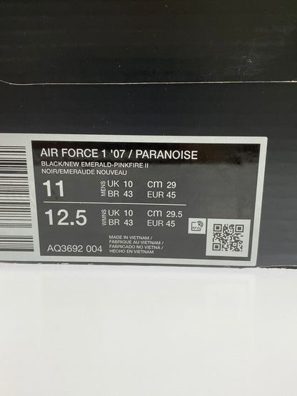 【中古美品】【メンズ】 NIKE ナイキ × PEACEMINUSONE ピースマイナスワン AIR FORCE 1 LOW ’07 PARA-NOISE 3.0 BLACK AND MULTI-COLOR G-DRAGON AQ3692-004 エアフォース1 ロー ’07 パラノイズ3.0 160-250829-em-28-min サイズ：29cm カラー：ブラック/マルチカラー 万代Net店