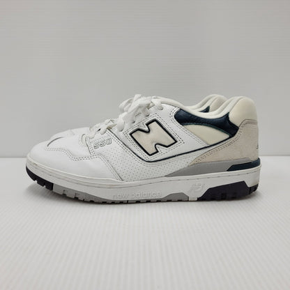 【中古品】【メンズ】 NEW BALANCE ニューバランス 550 BB550WCB  スニーカー シューズ 靴 162-250205-as-35-izu サイズ：28cm カラー：WHITE/BURGUNDY 万代Net店