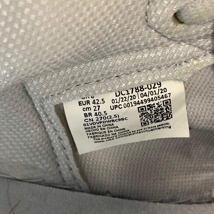 【中古美品】【メンズ】 NIKE ナイキ DC1788-029 AIR JORDAN 1 HIGH OG "CO JP/TOKYO" エアジョーダン 1 ハイ スニーカー 160-251019-gm-28-fuz サイズ：27cm カラー：シルバー 万代Net店