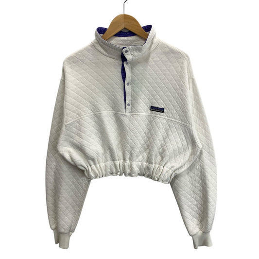 【中古品】【レディース】 patagonia パタゴニア リメイク トップス 長袖 カットソー ブランド 古着 170-260411-gm-04-fuz カラー：ホワイト 万代Net店
