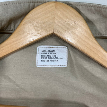 【中古品】【メンズ】 U.S.ARMY ミリタリージャケット アウター ブランド 古着 145-260321-gm-37-fuz サイズ：7080 カラー：ベージュ 万代Net店