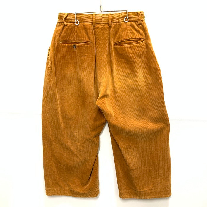 【中古品】【メンズ】 MAINU コーデュロイワイドパンツ ボトムス ブランド 古着 151-250802-gm-10-fuz サイズ：1 カラー：ブラウン 万代Net店