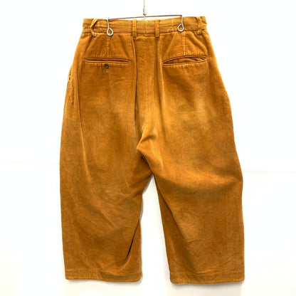 【中古品】【メンズ】 MAINU コーデュロイワイドパンツ ボトムス ブランド 古着 151-250802-gm-10-fuz サイズ：1 カラー：ブラウン 万代Net店