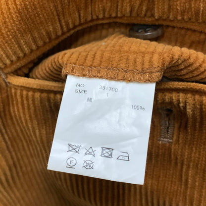 【中古品】【メンズ】 MAINU コーデュロイワイドパンツ ボトムス ブランド 古着 151-250802-gm-10-fuz サイズ：1 カラー：ブラウン 万代Net店