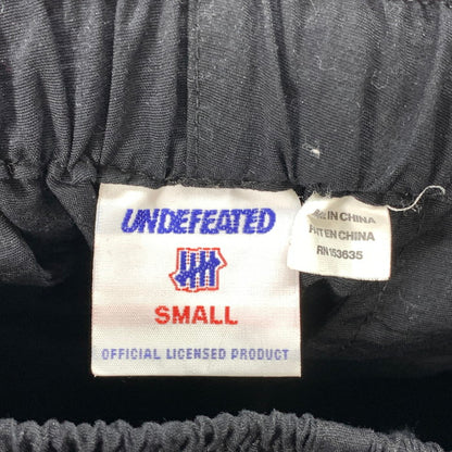 【中古品】【メンズ】 UNDEFEATED アンディフィーテッド NYLON PANT ナイロンパンツ ブランド 古着 153-260118-gm-04-fuz サイズ：S カラー：ブラック 万代Net店