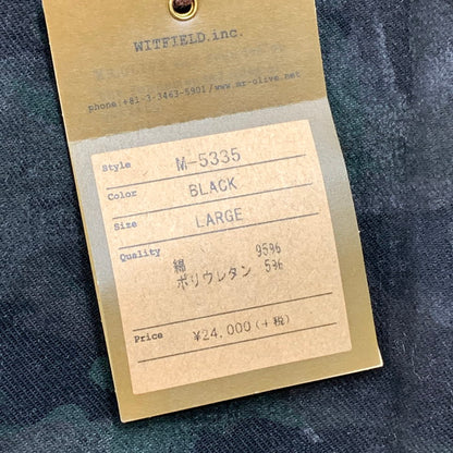 【中古美品】【メンズ】 MR.OLIVE ミスターオリーブ パンツ ブランド 古着 151-251214-gm-21-fuz サイズ：L カラー：ダークグリーン 万代Net店