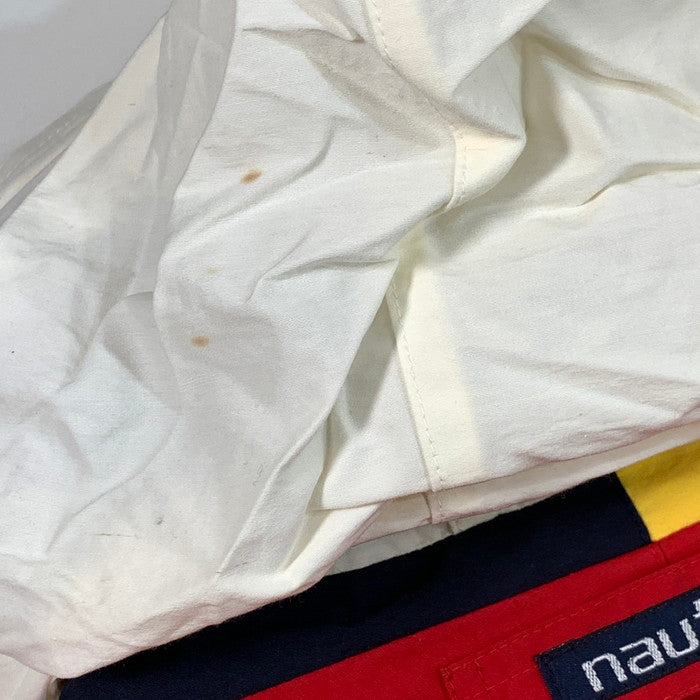 【中古品】【メンズ】 NAUTICA ノーティカ セーリングジャケット ナイロンジャケット アウター ブランド 古着 144-260314-gm-39-fuz サイズ：M カラー：レッド 万代Net店
