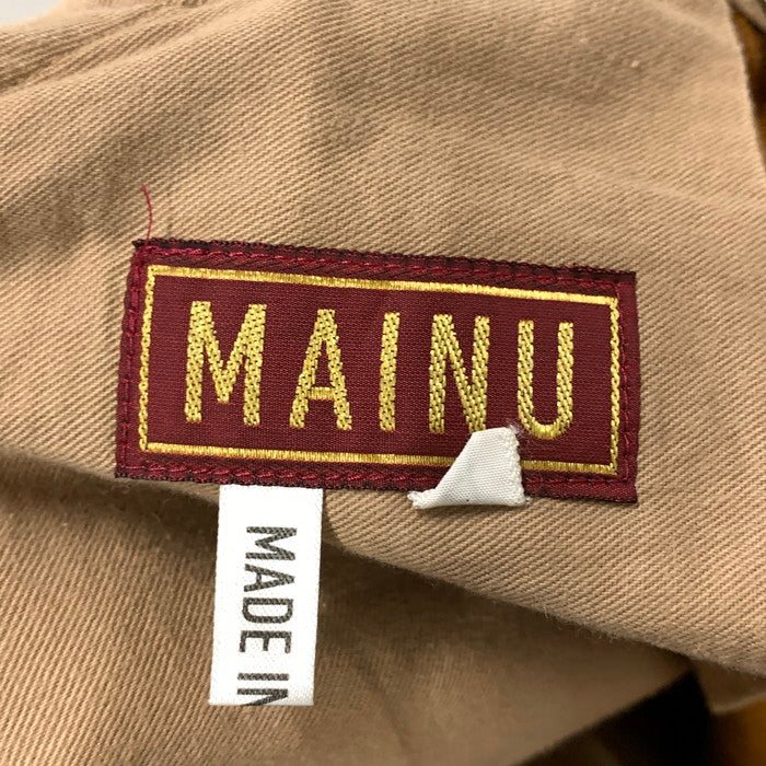 【中古品】【メンズ】 MAINU コーデュロイワイドパンツ ボトムス ブランド 古着 151-250802-gm-10-fuz サイズ：1 カラー：ブラウン 万代Net店