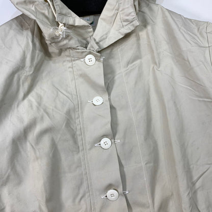 【中古品】【メンズ】 スウェーデン軍 M-62 スノーパーカー ミリタリー ジャケット アウター 古着 USED 145-260404-gm-14-fuz サイズ：C46 カラー：ホワイト 万代Net店