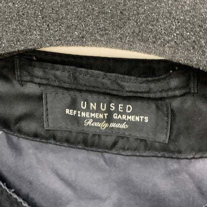 【中古品】【メンズ】 UNUSED アンユーズド US0437 ラインクルーマンジャケット アウター ブランド 古着 140-250927-gm-02-fuz サイズ：4 カラー：ブラック 万代Net店