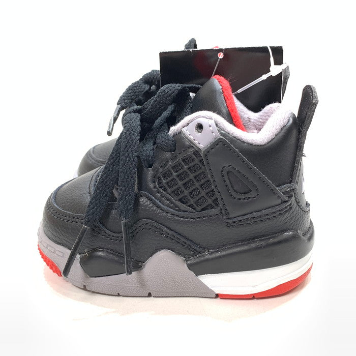 【中古美品】【キッズ】 NIKE ナイキ BQ7670-006 JORDAN 4 RETRO ジョーダン 4 スニーカー 173-251129-gm-02-fuz サイズ：8cm カラー：ブラック 万代Net店