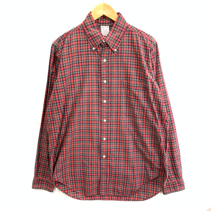 【中古品】【メンズ】 Brooks Brothers ブルックスブラザーズ 90s 長袖シャツ ブランド 古着 147-251228-gm-41-fuz サイズ：XL カラー：レッド チェック 万代Net店