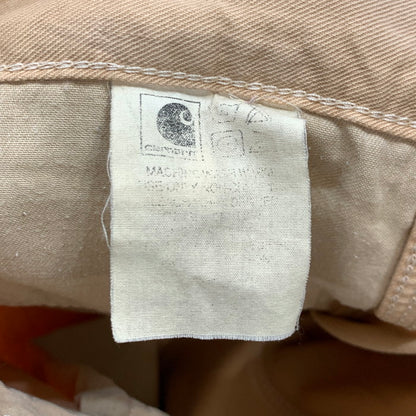 【中古品】【メンズ】 Carhartt カーハート ペインターパンツ ボトムス ブランド 古着 156-260321-gm-38-fuz サイズ：不明 カラー：ベージュ 万代Net店