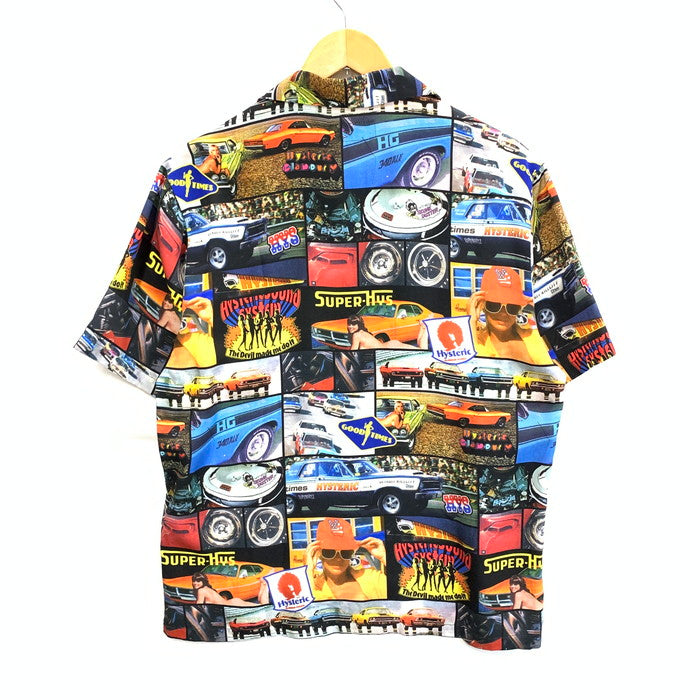 【中古品】【メンズ】 HYSTERIC GLAMOUR ヒステリックグラマー 25SS 02251AH08 総柄プリント半袖シャツ ブランド 古着 140-251214-gm-23-fuz サイズ：M カラー：総柄 万代Net店