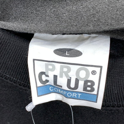 【中古美品】【メンズ】 PRO CLUB スウェット トップス アウター ブランド 古着 147-250810-gm-06-fuz サイズ：L カラー：ブラック 万代Net店