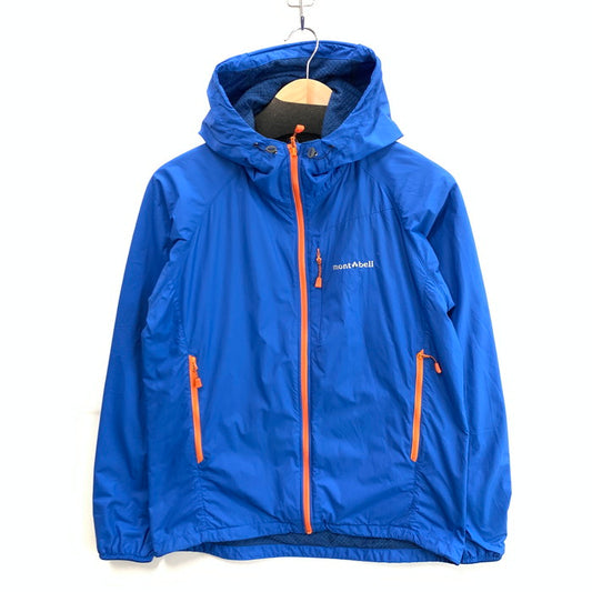 【中古品】【メンズ】 mont-bell モンベル 1106645 ライトシェルパーカ マウンテンジャケット アウター ブランド 古着 144-260314-gm-40-fuz サイズ：S カラー：ブルー 万代Net店