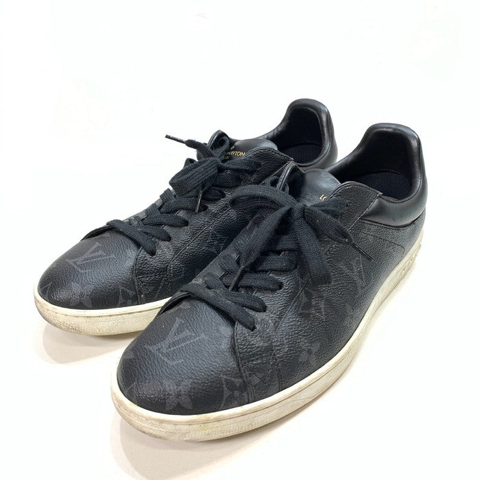 【中古品】【レディース】 LOUIS VUITTON ルイ・ヴィトン ルクセンブルグライン モノグラム・エクリプス スニーカー シューズ 靴 179-250817-gm-33-fuz サイズ：7 カラー：ブラック 万代Net店