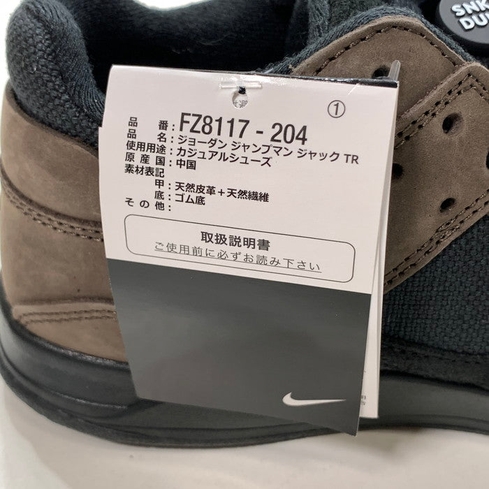 【中古美品】【メンズ】 NIKE ナイキ TRAVIS SCOTT FZ8117-204 JORDAN JUMPMAN JACK TR CJ1 T-REXX ジョーダン ジャンプマン トラヴィス・スコット スニーカー 160-251129-gm-11-fuz サイズ：27.5cm カラー：ブラック ダークモカ 万代Net店