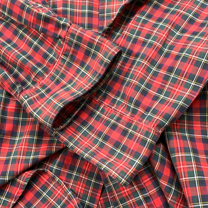 【中古品】【メンズ】 Brooks Brothers ブルックスブラザーズ 90s 長袖シャツ ブランド 古着 147-251228-gm-41-fuz サイズ：XL カラー：レッド チェック 万代Net店