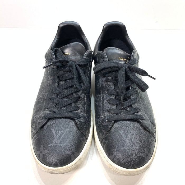 【中古品】【レディース】 LOUIS VUITTON ルイ・ヴィトン ルクセンブルグライン モノグラム・エクリプス スニーカー シューズ 靴 179-250817-gm-33-fuz サイズ：7 カラー：ブラック 万代Net店