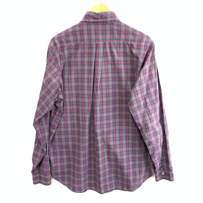 【中古品】【メンズ】 Brooks Brothers ブルックスブラザーズ 90s 長袖シャツ ブランド 古着 147-251228-gm-42-fuz サイズ：XL カラー：グリーン チェック 万代Net店