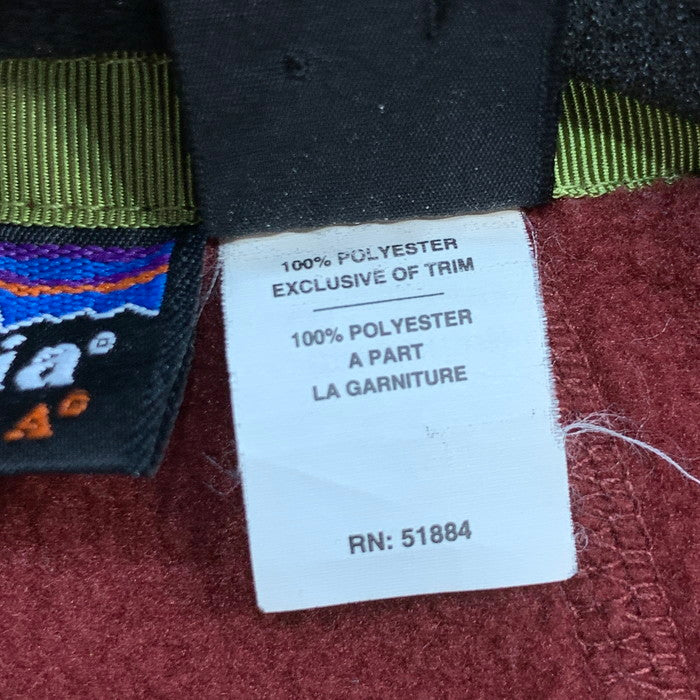 【中古品】【メンズ】 patagonia パタゴニア 25270 SYNCHILLA FLEECE JACKET シンチラフリースジャケット アウター ブランド 古着 144-260411-gm-05-fuz サイズ：S カラー：ボルドー 万代Net店