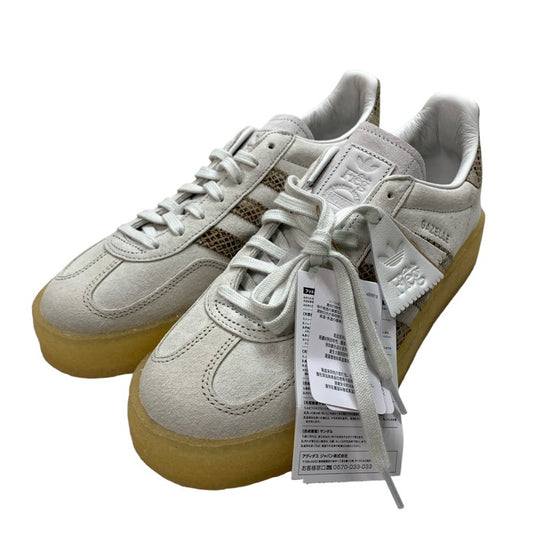【中古美品】【メンズ】 adidas アディダス KITH RONNIE FIEG CLARKS JS1754 GAZELLE INDOOR SNAKESKIN キス クラークス スニーカー 161-251129-gm-12-fuz サイズ：28.5cm カラー：ホワイト 万代Net店