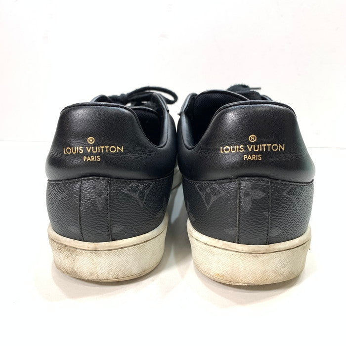 【中古品】【レディース】 LOUIS VUITTON ルイ・ヴィトン ルクセンブルグライン モノグラム・エクリプス スニーカー シューズ 靴 179-250817-gm-33-fuz サイズ：7 カラー：ブラック 万代Net店