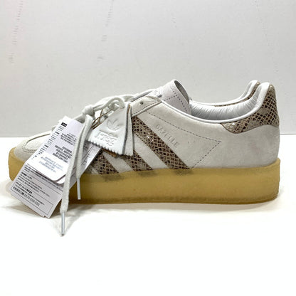 【中古美品】【メンズ】 adidas アディダス KITH RONNIE FIEG CLARKS JS1754 GAZELLE INDOOR SNAKESKIN キス クラークス スニーカー 161-251129-gm-12-fuz サイズ：28.5cm カラー：ホワイト 万代Net店