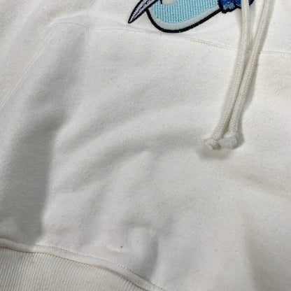 【中古品】【メンズ】 MARTIN ASBJORN パーカー フーディー トップス ブランド 古着 141-240203-gm-35-fuz サイズ：M カラー：ホワイト 万代Net店