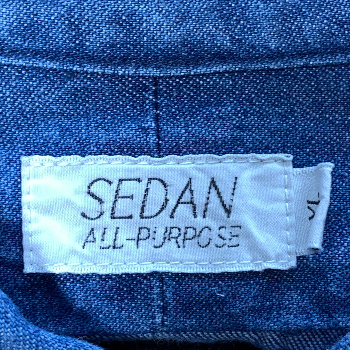 【中古品】【メンズ】 SEDAN ALL-PURPOSE SD22F-SH03 長袖シャツ デニム ブランド 古着 141-251122-gm-03-fuz サイズ：XL カラー：インディゴ 万代Net店