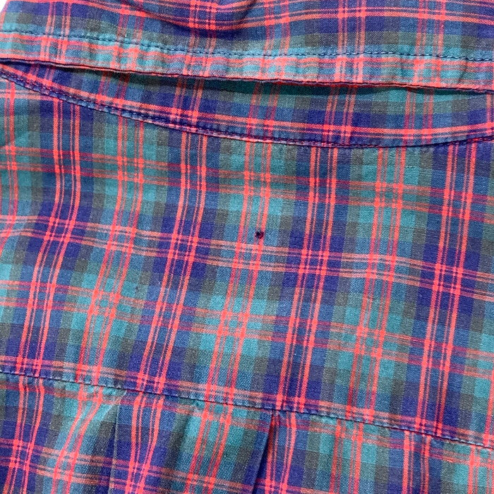 【中古品】【メンズ】 Brooks Brothers ブルックスブラザーズ 90s 長袖シャツ ブランド 古着 147-251228-gm-42-fuz サイズ：XL カラー：グリーン チェック 万代Net店