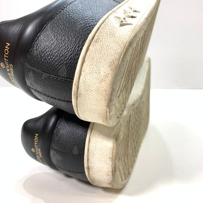 【中古品】【レディース】 LOUIS VUITTON ルイ・ヴィトン ルクセンブルグライン モノグラム・エクリプス スニーカー シューズ 靴 179-250817-gm-33-fuz サイズ：7 カラー：ブラック 万代Net店