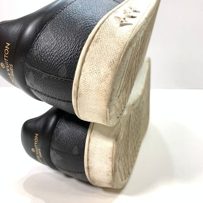 【中古品】【レディース】 LOUIS VUITTON ルイ・ヴィトン ルクセンブルグライン モノグラム・エクリプス スニーカー シューズ 靴 179-250817-gm-33-fuz サイズ：7 カラー：ブラック 万代Net店