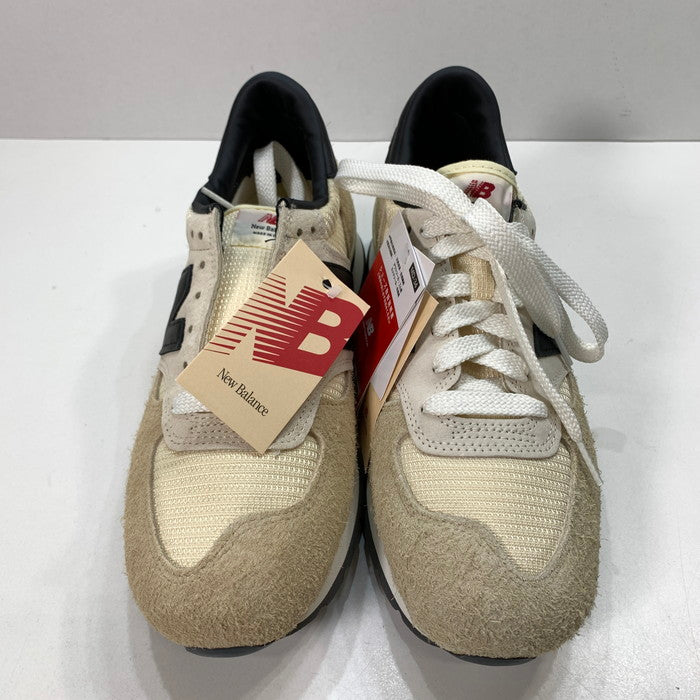 【中古美品】【メンズ】 NEW BALANCE ニューバランス M990AD1 スニーカー シューズ 靴 162-250614-gm-24-fuz サイズ：26.5cm カラー：ベージュ 万代Net店
