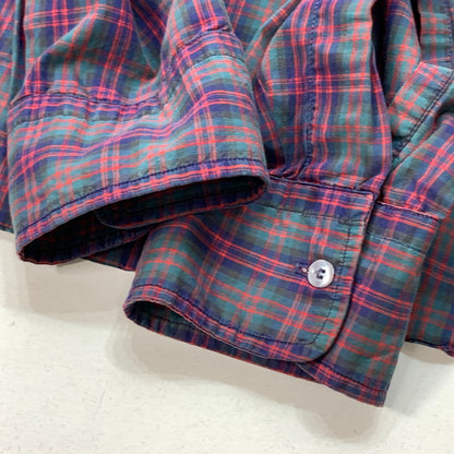 【中古品】【メンズ】 Brooks Brothers ブルックスブラザーズ 90s 長袖シャツ ブランド 古着 147-251228-gm-42-fuz サイズ：XL カラー：グリーン チェック 万代Net店