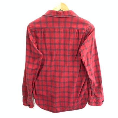 【中古品】【メンズ】 COLIMBO TRIBOROUGH TRAP TOOLS CHECK SHIRT 長袖チェックシャツ ブランド 古着 145-260228-gm-13-fuz サイズ：15 カラー：レッド 万代Net店